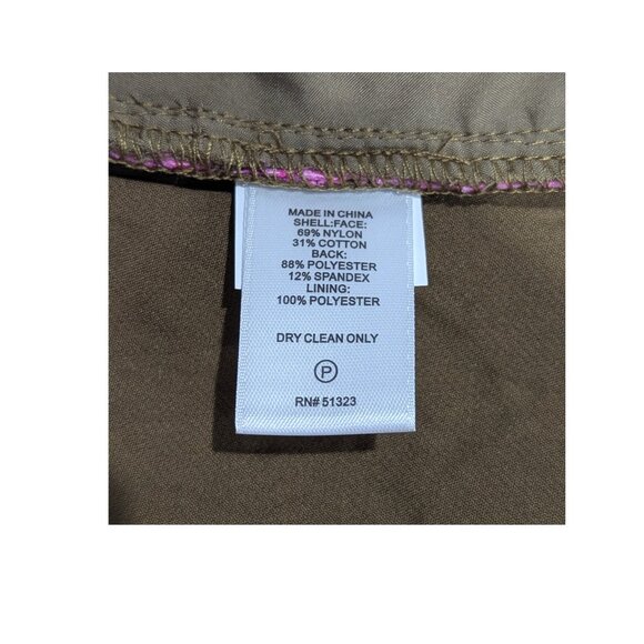 CeCe Pink Floral Lace Mini Skirt | Lined | Feminine Party Skirt - Picture 6 of 6